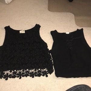 Black Summer Tank Tops
